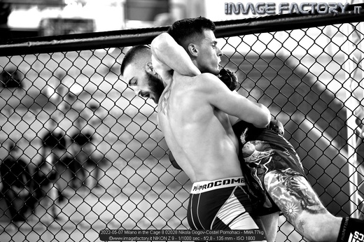 2022-05-07 Milano in the Cage 8 02028 Nikola Gogov-Costel Pomohaci - MMA 77kg